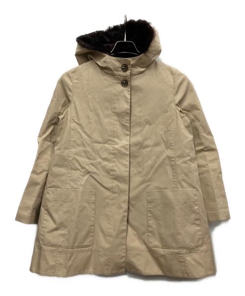 MACKINTOSH PHILOSOPHY（マッキントッシュ フィロソフィー）MACKINTOSH PHILOSOPHY (マッキントッシュ フィロソフィー) レッキスファーライナー付 ボンディングコート ベージュ サイズ:38の古着・服飾アイテム