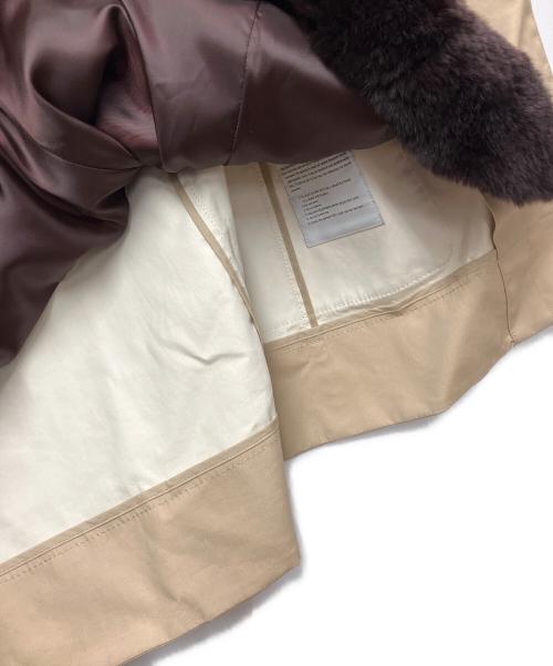 MACKINTOSH PHILOSOPHY（マッキントッシュ フィロソフィー）MACKINTOSH PHILOSOPHY (マッキントッシュ フィロソフィー) レッキスファーライナー付 ボンディングコート ベージュ サイズ:38の古着・服飾アイテム