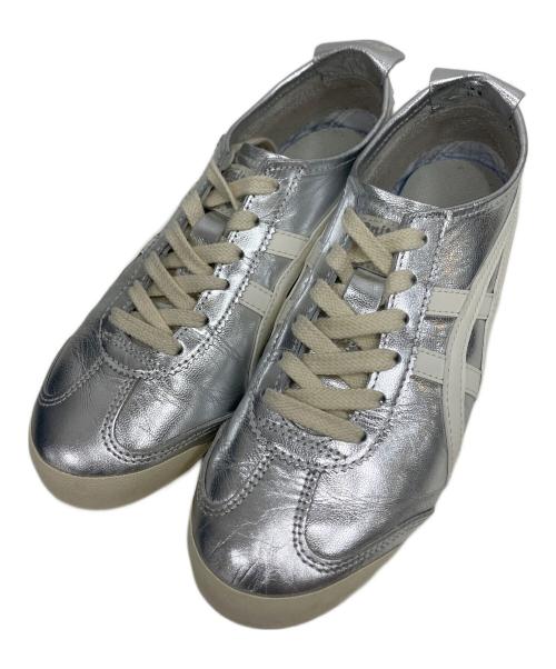 Onitsuka Tiger（オニツカタイガー）Onitsuka Tiger (オニツカタイガー) ローカットスニーカー　MEXICO 66 シルバーカラー サイズ:ｃｍ23.0の古着・服飾アイテム