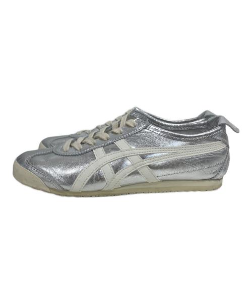 Onitsuka Tiger（オニツカタイガー）Onitsuka Tiger (オニツカタイガー) ローカットスニーカー　MEXICO 66 シルバーカラー サイズ:ｃｍ23.0の古着・服飾アイテム