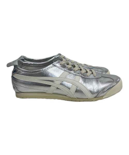 Onitsuka Tiger（オニツカタイガー）Onitsuka Tiger (オニツカタイガー) ローカットスニーカー　MEXICO 66 シルバーカラー サイズ:ｃｍ23.0の古着・服飾アイテム