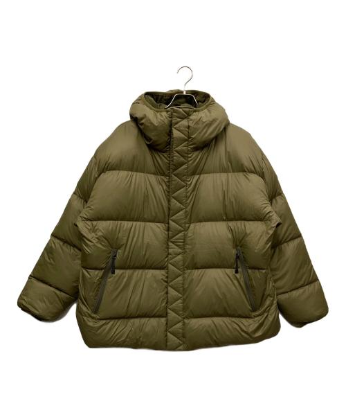 WHITE MOUNTAINEERING（ホワイトマウンテ二アニング）WHITE MOUNTAINEERING (ホワイトマウンテ二アニング) TAION (タイオン) リバーシブル ダウン パーカ オリーブ サイズ:XLの古着・服飾アイテム