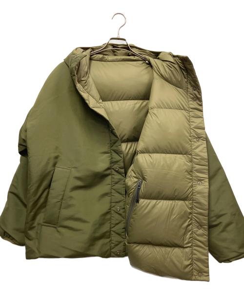 WHITE MOUNTAINEERING（ホワイトマウンテ二アニング）WHITE MOUNTAINEERING (ホワイトマウンテ二アニング) TAION (タイオン) リバーシブル ダウン パーカ オリーブ サイズ:XLの古着・服飾アイテム
