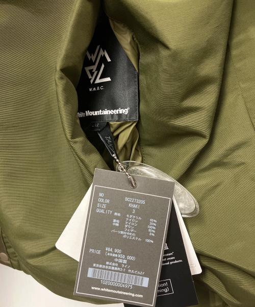 WHITE MOUNTAINEERING（ホワイトマウンテ二アニング）WHITE MOUNTAINEERING (ホワイトマウンテ二アニング) TAION (タイオン) リバーシブル ダウン パーカ オリーブ サイズ:XLの古着・服飾アイテム