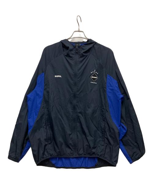 F.C.R.B.（エフシーレアルブリストル）F.C.R.B. (エフシーレアルブリストル) ULTRA LIGHT WEIGHT TRAINING JACKET ネイビー×ブルー サイズ:XLの古着・服飾アイテム
