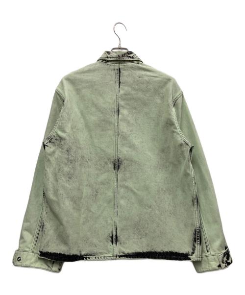 OAMC（オーエーエムシー）OAMC (オーエーエムシー) FALESIA SHIRT&Sentinel Trouser Celadon(ファレシアシャツ&センチネルトラウザーセラドンセットアップ) ライトグリーン・ブラック サイズ:Mの古着・服飾アイテム