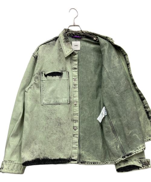 OAMC（オーエーエムシー）OAMC (オーエーエムシー) FALESIA SHIRT&Sentinel Trouser Celadon(ファレシアシャツ&センチネルトラウザーセラドンセットアップ) ライトグリーン・ブラック サイズ:Mの古着・服飾アイテム