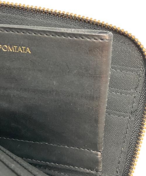 pomtata（ポンタタ）POMTATA (ポンタタ) L-ZIP SHORT WALLET MINI ゴールドカラー色の古着・服飾アイテム