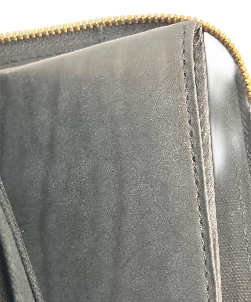 pomtata（ポンタタ）POMTATA (ポンタタ) L-ZIP SHORT WALLET MINI ゴールドカラー色の古着・服飾アイテム