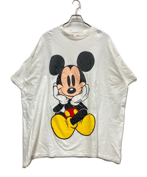 DISNEY（ディズニー）Disney (ディズニー) 半袖カットソー ホワイト サイズ:super sizeの古着・服飾アイテム