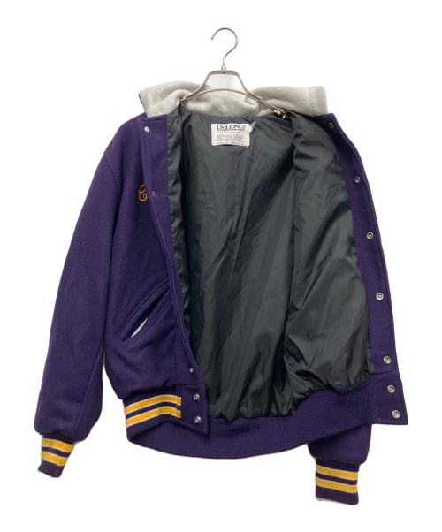 DeLong（デロング）DeLong (デロング) スタジャン パープル サイズ:Mの古着・服飾アイテム