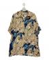 Sun Surf（サンサーフ）の古着「百虎 THE WARDROBE 半袖アロハシャツ」｜ベージュ・ネイビー
