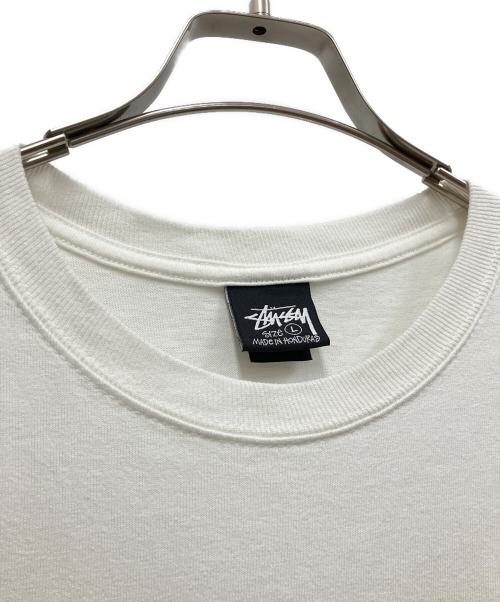 stussy（ステューシー）stussy (ステューシー) DOVER STREET MARKET (ドーバー ストリート マーケット) 半袖カットソー ホワイト サイズ:Lの古着・服飾アイテム