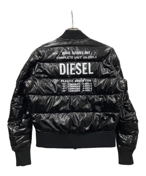 DIESEL（ディーゼル）DIESEL (ディーゼル) 中綿ボンバージャケット ブラック サイズ:XXSの古着・服飾アイテム