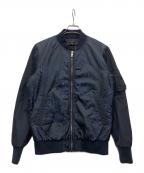DIESEL Black Goldディーゼル ブラック ゴールド）の古着「MA-1ジャケット」｜ネイビー