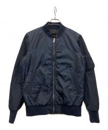 DIESEL Black Gold（ディーゼル ブラック ゴールド）の古着「MA-1ジャケット」｜ネイビー