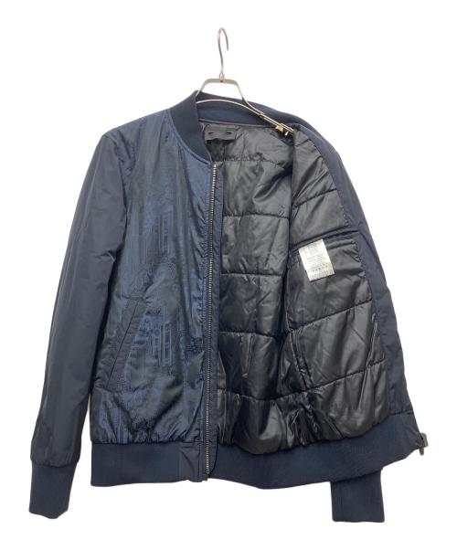 DIESEL Black Gold（ディーゼル ブラック ゴールド）DIESEL BLACK GOLD (ディーゼル ブラック ゴールド) MA-1ジャケット ネイビー サイズ:44の古着・服飾アイテム