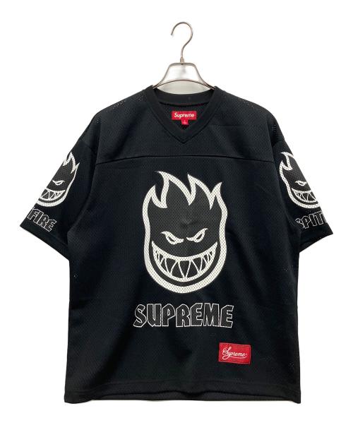 SUPREME（シュプリーム）Supreme (シュプリーム) Spitfire (スピットファイア) Spitfire Football Jersey ブラック サイズ:Sの古着・服飾アイテム