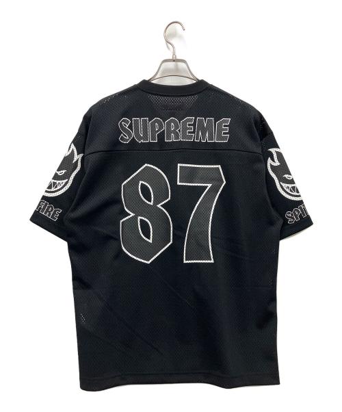 SUPREME（シュプリーム）Supreme (シュプリーム) Spitfire (スピットファイア) Spitfire Football Jersey ブラック サイズ:Sの古着・服飾アイテム