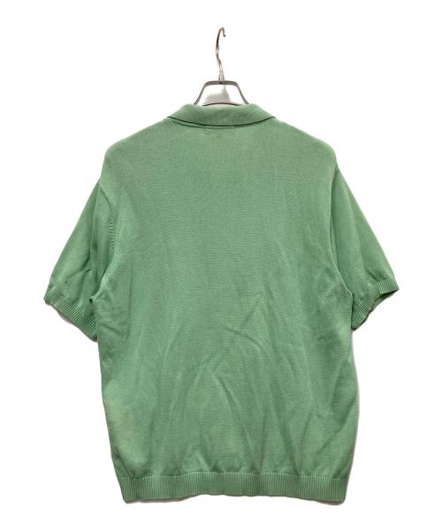 SUPREME（シュプリーム）SUPREME (シュプリーム) Weave Knit Zip Up Polo ミントグリーン サイズ:Mの古着・服飾アイテム
