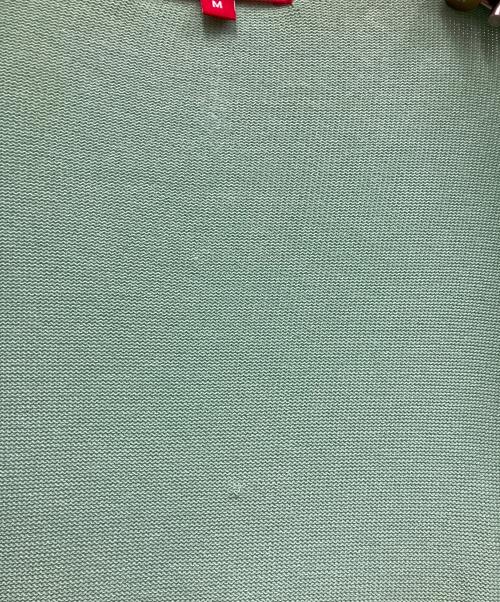SUPREME（シュプリーム）SUPREME (シュプリーム) Weave Knit Zip Up Polo ミントグリーン サイズ:Mの古着・服飾アイテム