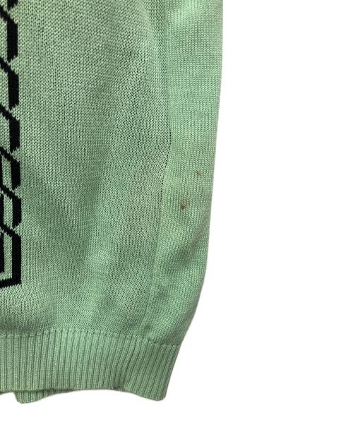 SUPREME（シュプリーム）SUPREME (シュプリーム) Weave Knit Zip Up Polo ミントグリーン サイズ:Mの古着・服飾アイテム
