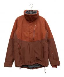 SALOMON（サロモン）の古着「マウンテンパーカー」｜オレンジ×エンジ