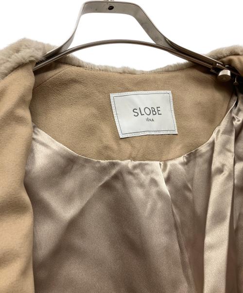 SLOBE IENA（スローブ イエナ）SLOBE IENA (スローブ イエナ) フェイクファージャケット ベージュ サイズ:FREEの古着・服飾アイテム