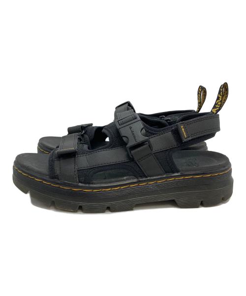 Dr.Martens（ドクターマーチン）Dr.Martens (ドクターマーチン) FORSTERマルチストラップサンダル ブラック サイズ:7UKの古着・服飾アイテム