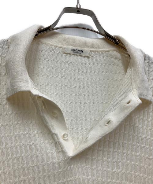 MACPHEE（マカフィー）MACPHEE (マカフィー) ポロシャツ アイボリー サイズ:Lの古着・服飾アイテム