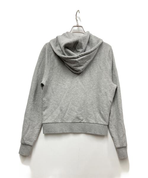 maison kitsune（メゾンキツネ）maison kitsune (メゾンキツネ) トリコロールフォックス パッチ ジップパーカー グレー サイズ:Mの古着・服飾アイテム