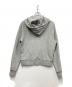 maison kitsune (メゾンキツネ) トリコロールフォックス パッチ ジップパーカー グレー サイズ:M：7000円