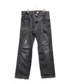 LEVI'Sリーバイス）の古着「先染ブラックデニム」｜ダークグレー