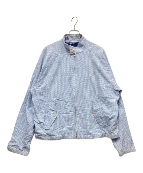 POLO RALPH LAUREN（ポロ・ラルフローレン）POLO RALPH LAUREN (ポロ・ラルフローレン) ハリントンジャケット スカイブルー サイズ:Lの古着・服飾アイテム