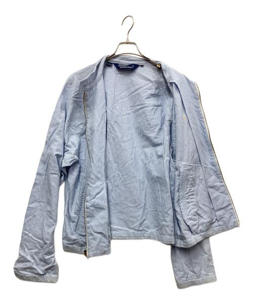 POLO RALPH LAUREN（ポロ・ラルフローレン）POLO RALPH LAUREN (ポロ・ラルフローレン) ハリントンジャケット スカイブルー サイズ:Lの古着・服飾アイテム