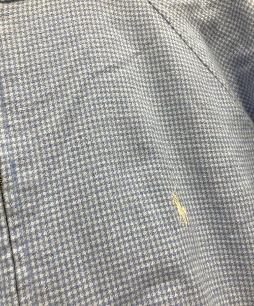 POLO RALPH LAUREN（ポロ・ラルフローレン）POLO RALPH LAUREN (ポロ・ラルフローレン) ハリントンジャケット スカイブルー サイズ:Lの古着・服飾アイテム