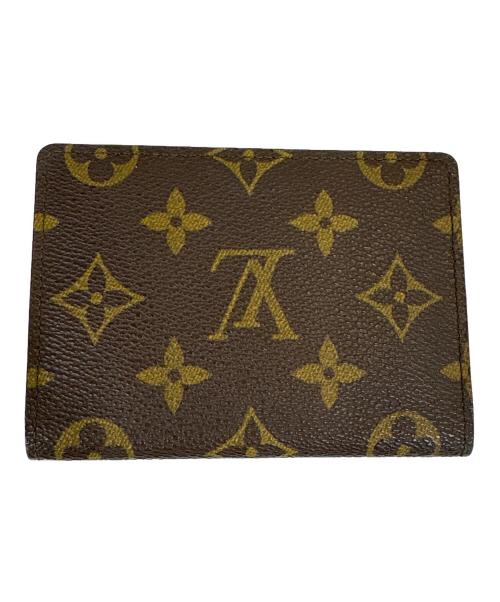 LOUIS VUITTON（ルイ ヴィトン）LOUIS VUITTON (ルイ ヴィトン) ポルト 2カルト ヴェルティカル パスケース ブラウンの古着・服飾アイテム