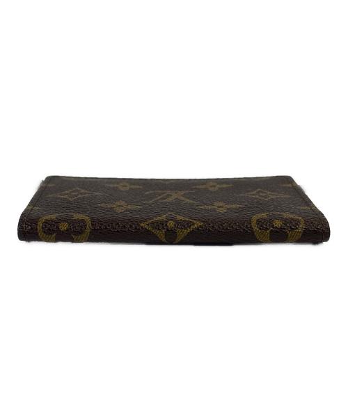 LOUIS VUITTON（ルイ ヴィトン）LOUIS VUITTON (ルイ ヴィトン) ポルト 2カルト ヴェルティカル パスケース ブラウンの古着・服飾アイテム