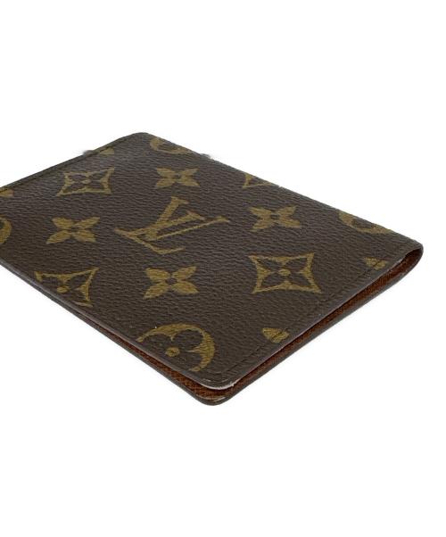 LOUIS VUITTON（ルイ ヴィトン）LOUIS VUITTON (ルイ ヴィトン) ポルト 2カルト ヴェルティカル パスケース ブラウンの古着・服飾アイテム
