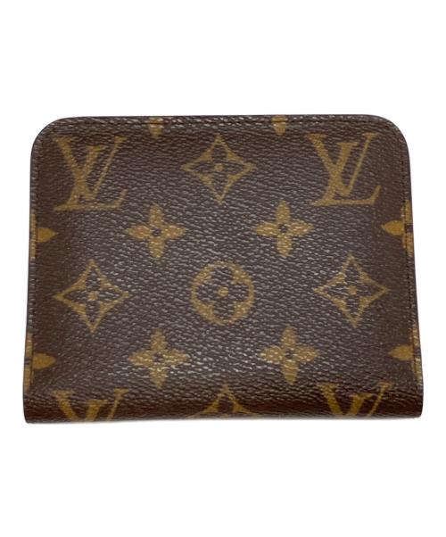 LOUIS VUITTON（ルイ ヴィトン）LOUIS VUITTON (ルイ ヴィトン) 2つ折り財布 ブラウン×レッドの古着・服飾アイテム