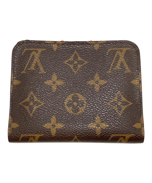 LOUIS VUITTON（ルイ ヴィトン）LOUIS VUITTON (ルイ ヴィトン) 2つ折り財布 ブラウン×レッドの古着・服飾アイテム