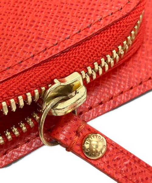 LOUIS VUITTON（ルイ ヴィトン）LOUIS VUITTON (ルイ ヴィトン) 2つ折り財布 ブラウン×レッドの古着・服飾アイテム