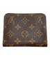 LOUIS VUITTON (ルイ ヴィトン) 2つ折り財布 ブラウン×レッド：30000円