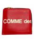 COMME des GARCONS（コムデギャルソン）の古着「HUGE LOGO ジップコインケース」｜レッド