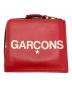 COMME des GARCONS (コムデギャルソン) HUGE LOGO ジップコインケース レッド：8000円