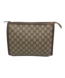 GUCCI×OLD GUCCI（グッチ×グッチ）の古着「GG クラッチバッグ」｜ベージュ