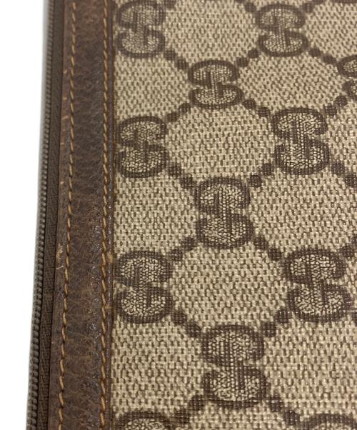 GUCCI（グッチ）GUCCI (グッチ) OLD GUCCI (グッチ) GG クラッチバッグ ベージュの古着・服飾アイテム