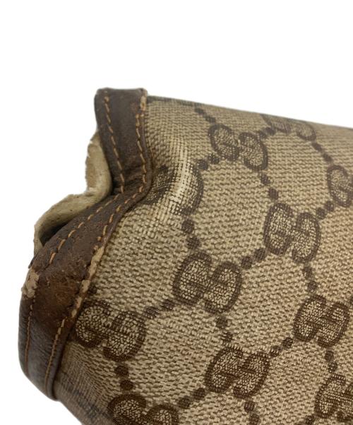 GUCCI（グッチ）GUCCI (グッチ) OLD GUCCI (グッチ) GG クラッチバッグ ベージュの古着・服飾アイテム