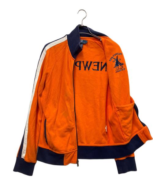 POLO RALPH LAUREN（ポロ・ラルフローレン）POLO RALPH LAUREN (ポロ・ラルフローレン) トラックジャケット ネイビー×オレンジ サイズ:Mの古着・服飾アイテム
