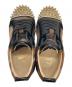 中古・古着 Christian Louboutin (クリスチャン・ルブタン) スタッズ付ローカットスニーカー ブラウン×ブラック サイズ:35：18000円